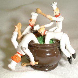 4 Miniature Cooks in a Bowl - Kathbern Management - Toronto Executive Headhunters