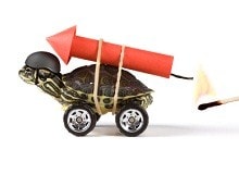 Kathbern Management - Toronto Recruitment Agency - A turtle with a rocket on its back