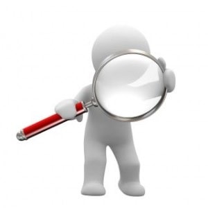 Kathbern Management - Toronto Recruitment Agency - A miniature looking through a magnifying glass