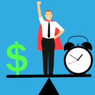 A Scale Balancing the Incentive of Time Vs Money - Kathbern Management Toronto Recruiting Agency