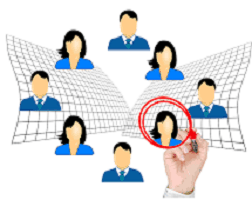A Pool of Potential Candidates With One Circled - Kathbern Management Toronto Hiring Agency