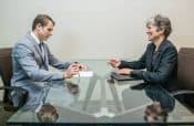 Two Business People Having an Interview - Kathbern Management Toronto Recruiting Firm