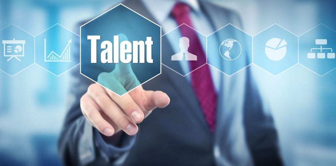 A Business Candidate Pointing At A Symbol Reading Talent - Kathbern Management Toronto Recruiting Agency